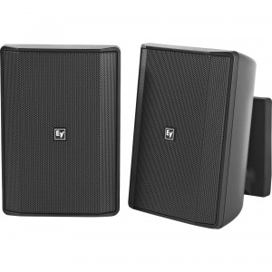 Electro-Voice EVID-S8.2TB 360W 8 inch Weather-resistant Wall-mount 8 ohm and 70V/100V Speaker (Pair) - Black
