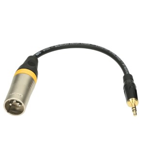 Klotz XLR-MP3 to TRS 3.5 mm Adapter.