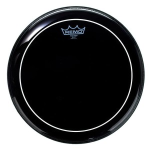 Remo ES-0612-PS Pinstripe Ebony Drumhead - 12 inch